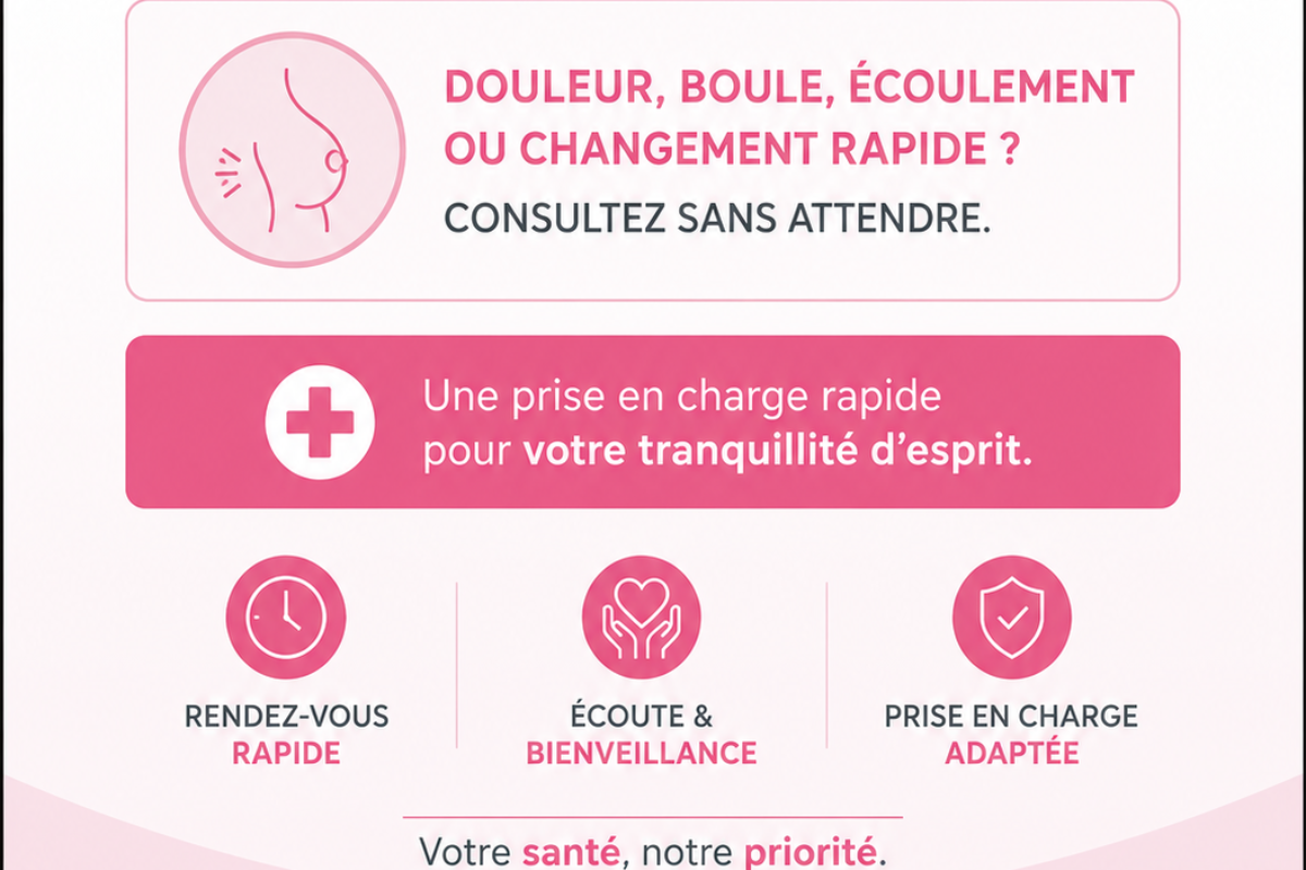 Urgence SEIN: un rdv rapide dans tous nos centres IMSEL