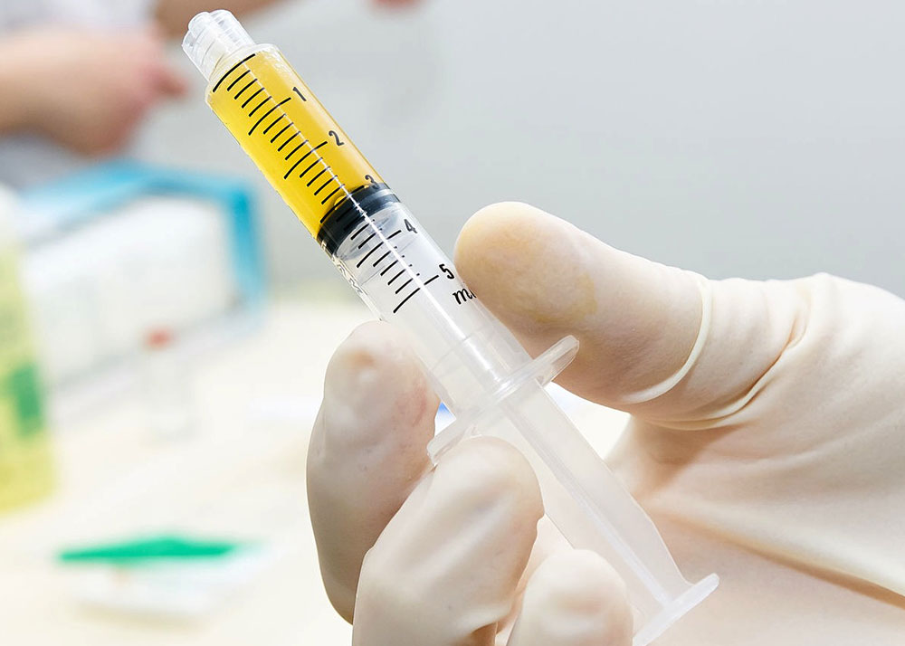 Injection de PRP (Plasma Riche en Plaquettes)